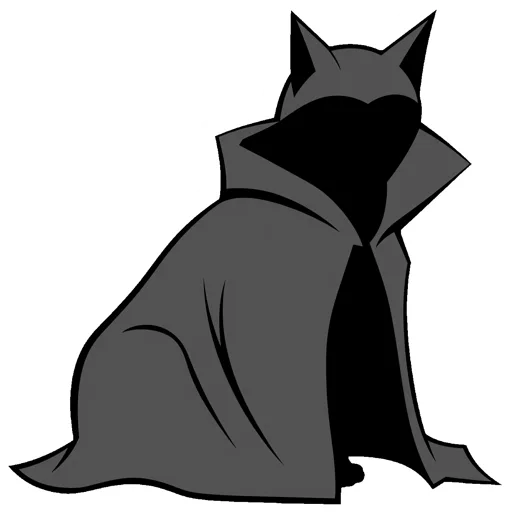 Cat Lurking Vampire Hood