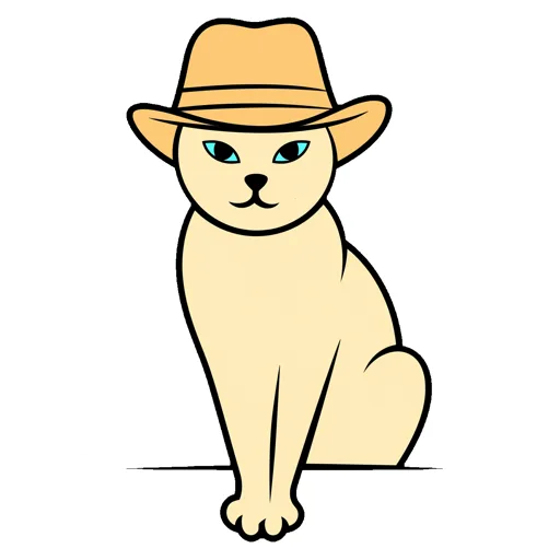 Cat Perching Fedora