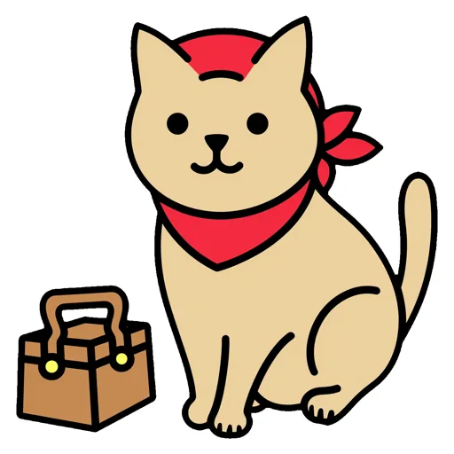 Cat Treasure Hunting Pirate Bandana