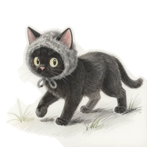 Cat Forest Prowling Wolf Hood
