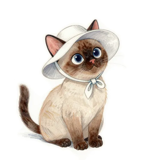 Cat Gardening Sun Bonnet