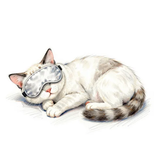 Cat Sleeping Eye Mask