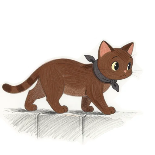 Cat Slinking Bandana