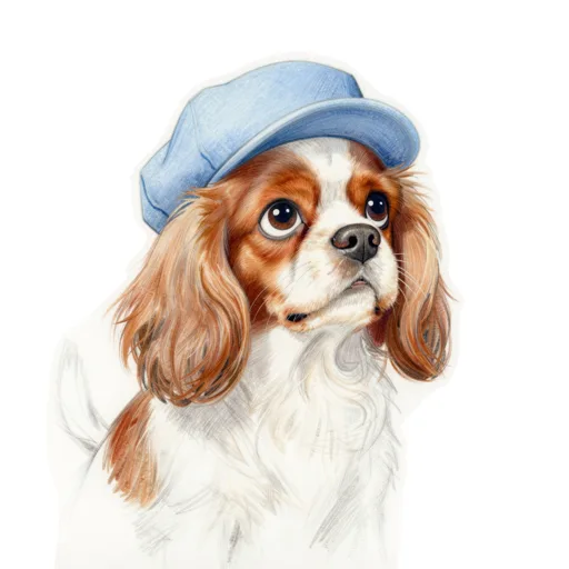 Dog Gazing Cloud Hat