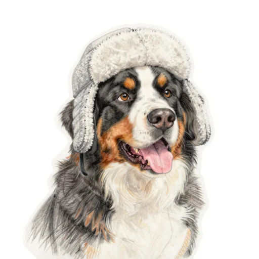 Dog Panting Earflap Hat