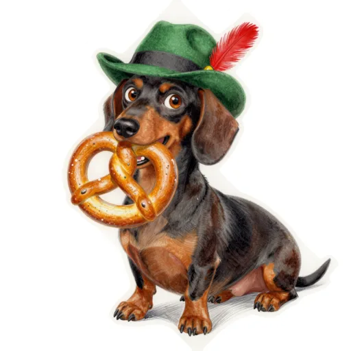 Dog Pretzel Treat Alpine Hat