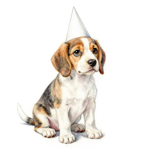 Dog Sitting Party Hat
