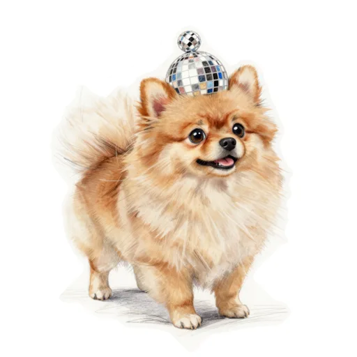 Dog Spinning Disco Hat
