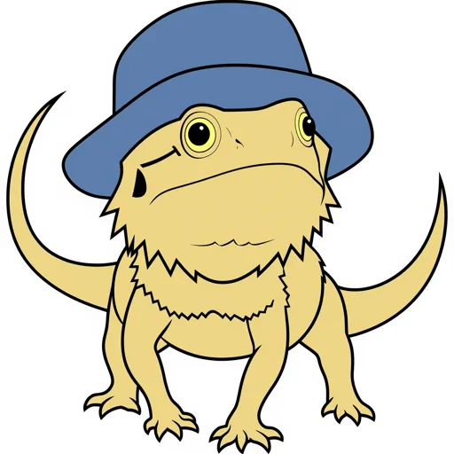 Bearded Dragon Strolling Bucket Hat