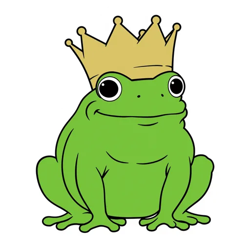 Frog Balancing Paper Crown
