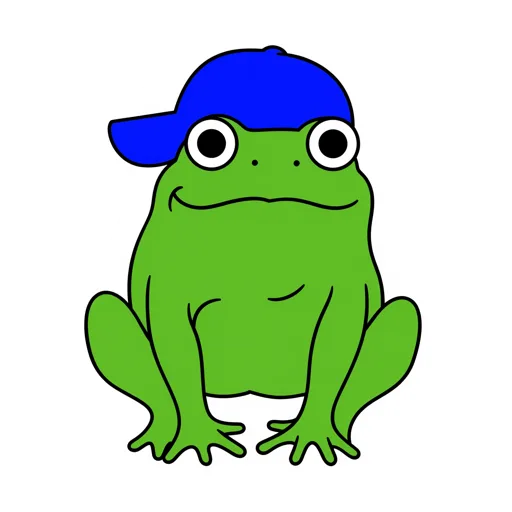Frog Hopping Baseball Cap