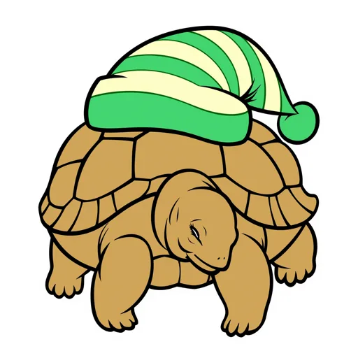 Tortoise Dozing Nightcap