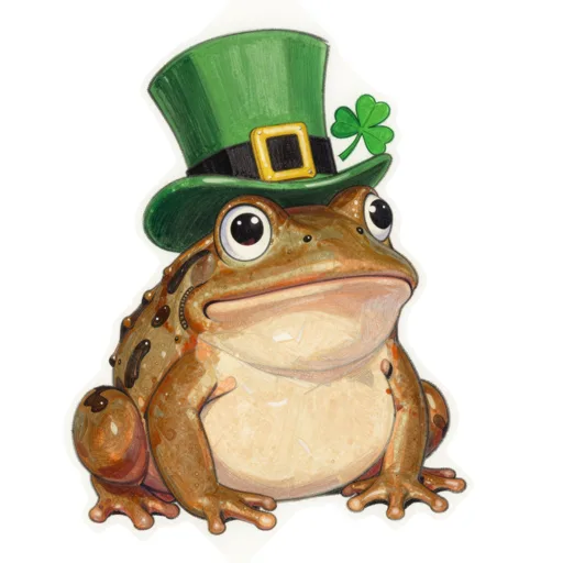 Bullfrog St Patricks Leprechaun Hat