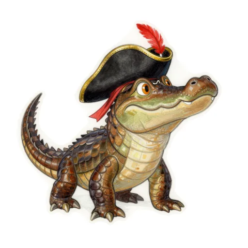 Caiman Pirating Pirate Tricorn