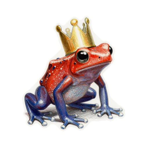 Dart Frog Hopping Party Crown