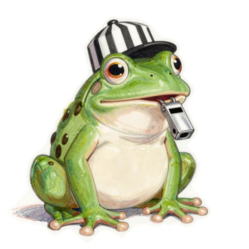 Frog Umpiring Referee Cap