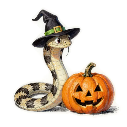 King Snake Halloween Witch Hat