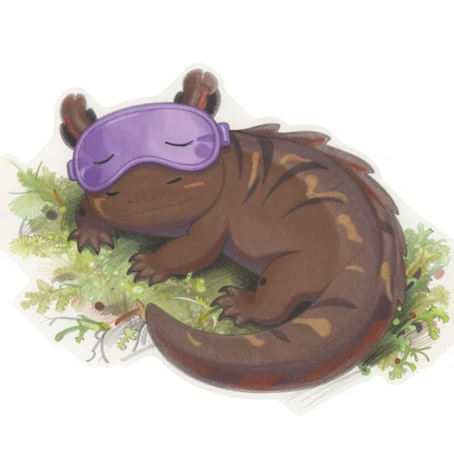 Tiger Salamander Napping Sleep Mask
