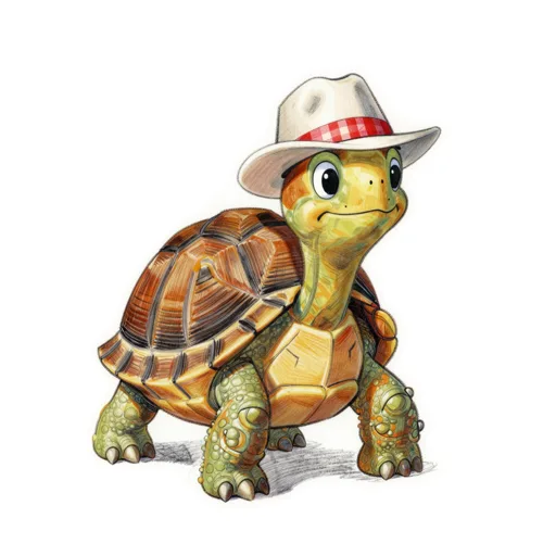 Tortoise Picnicking Picnic Hat